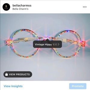 Vintage hippie glasses